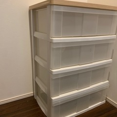 衣装ケース　4段の画像