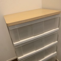 衣装ケース　4段の画像
