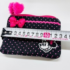 ミニーちゃん ポーチ ティッシュ入れ  水玉 ドット柄の画像