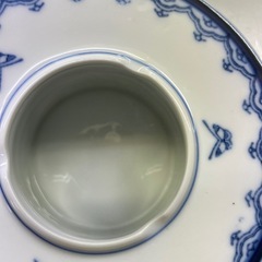 匿名配送　有田焼　鍋島　壽山　唐子　灰皿の画像