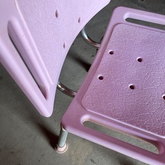 風呂イス　ピンク　高齢者に最適の画像