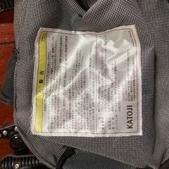 カトージ テーブルチェア 洗えるシート 二つセットの画像