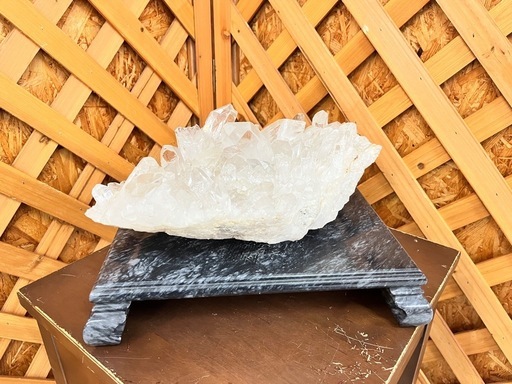 【愛品館江戸川店】水晶クラスター 置物 オブジェ ID：112-051827-007