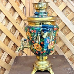 【愛品館江戸川店】ロシアサモワール 置物 オブジェ ID：102-028702-007の画像