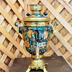 【愛品館江戸川店】ロシアサモワール 置物 オブジェ ID：102-028702-007の画像