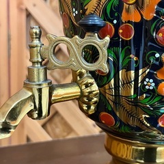 【愛品館江戸川店】ロシアサモワール 置物 オブジェ ID：102-028702-007の画像