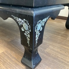 貝細工の机　アンティークの画像