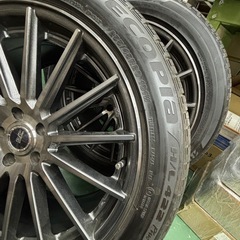 【良品】中古タイヤ：アルミホイール付き4本セット(夏タイヤ)の画像