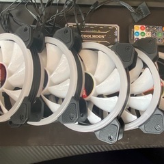 PC  ケースファン 5個の画像