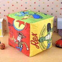 SEGAアミューズメント★ディズニー＆ピクサー◎トイストーリープレミアムキューブ◆サイコロ形クッション非売品の画像