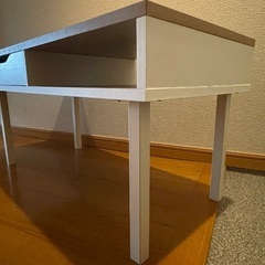 収納付き　ローテーブル　アイリスオーヤマの画像