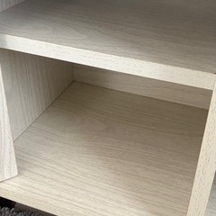 テレビボード テレビ台 ホワイト 木目調の画像