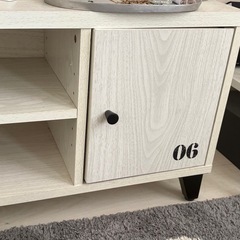 テレビボード テレビ台 ホワイト 木目調の画像