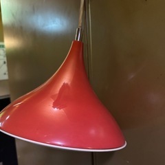 ペンダントライト 昭和レトロ レトロポップ 照明器具 吊り下げ 照明 ビンテージ　アンティーク　動作確認済み　小さめですの画像
