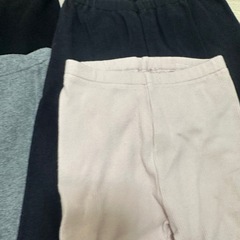 【80-90】UNIQLOユニクロキッズ レギンス 4枚セットの画像