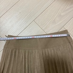 膝丈スカート　スカート　フレアスカート　オフィス　プリーツスカート ひざ丈スカート　ベロアの画像