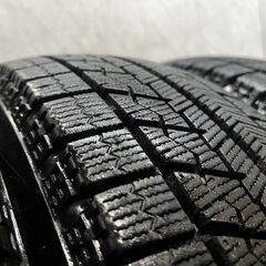 BS BRIDGESTONE BLIZZAK VRX 155/65R14 14インチ スタッドレス 4本 20年製 バリ溝 N-WGN タント フレアワゴン キャスト アルト等　(MTN757)クレジットカード QRコード決済可能の画像