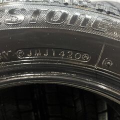 BS BRIDGESTONE BLIZZAK VRX 155/65R14 14インチ スタッドレス 4本 20年製 バリ溝 N-WGN タント フレアワゴン キャスト アルト等　(MTN757)クレジットカード QRコード決済可能の画像