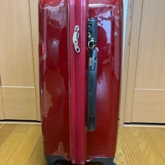 【お譲りします】KGSPスーツケース赤　鍵あり〼の画像