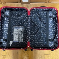 【お譲りします】KGSPスーツケース赤　鍵あり〼の画像