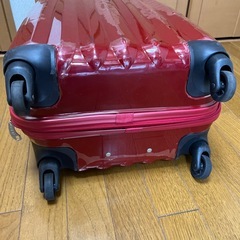 【お譲りします】KGSPスーツケース赤　鍵あり〼の画像