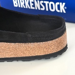 BIRKENSTOCK NAPLES ネープルス スエードサンダル BLACKの画像