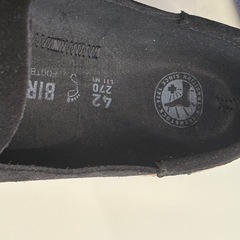 BIRKENSTOCK NAPLES ネープルス スエードサンダル BLACKの画像
