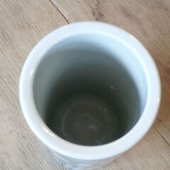 砥部焼 花器 花瓶 フラワーベース 置物　/TJ-2697 2Fの画像