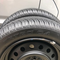 軽自動車用　ZETRO C4　ラジアルタイヤ155/65R14 75T　鉄チン4本セットの画像