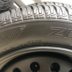 軽自動車用　ZETRO C4　ラジアルタイヤ155/65R14 75T　鉄チン4本セットの画像