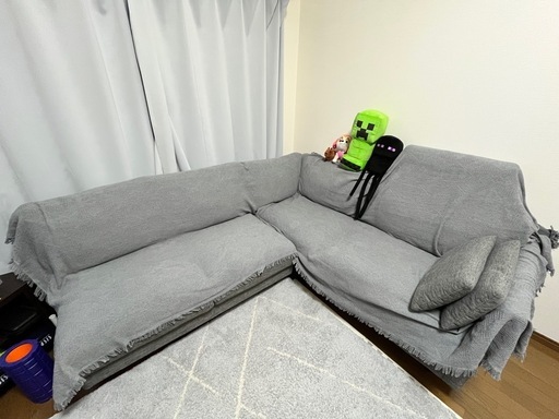【購入者決定】【木村様専用】コーナーソファ(ニトリ商品)【値段交渉可能】