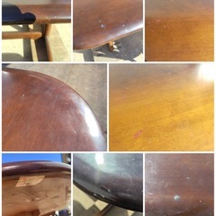 DW東(1212i1) キツツキ 飛騨産業 ダイニングセット 6人用 椅子6脚 テーブル の画像