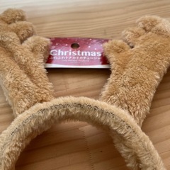 クリスマス　ふわふわトナカイカチューシャ　3個セットの画像