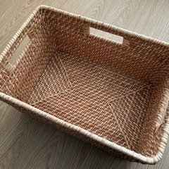 ラタンバスケット レギュラー ナチュラルの画像