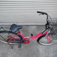 歳末処分価格！ 防犯登録致します。26インチ自転車の画像