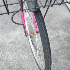 歳末処分価格！ 防犯登録致します。26インチ自転車の画像