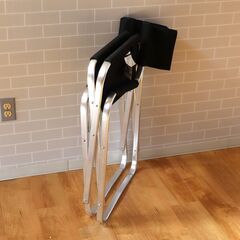 WOOLRICH　折りたたみチェア　黒　キャンプアウアトドアの画像