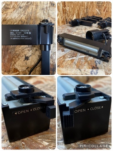 C(7756) LED照明器具 ERS3051B 8個 遠藤照明 スポットライト ダクトレール用 電球色 業務用 店舗用 生鮮食品用