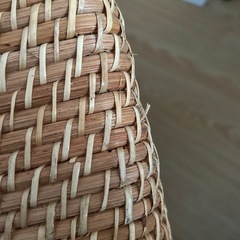 ラタンバスケット レギュラー ナチュラルの画像