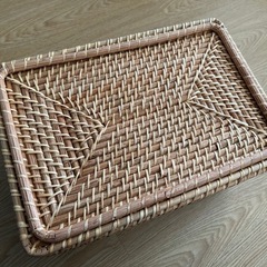 ラタンバスケット レギュラー ナチュラルの画像