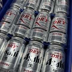 350ml缶×10本、500ml缶×2本　アサヒスーパードライ　の画像