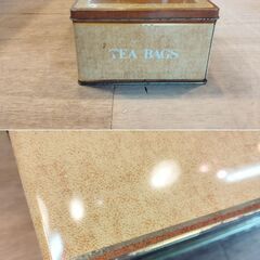 レトロ TWININGS 紅茶 缶 小物入れ 小物収納　/MJ-1324 2F の画像