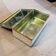 レトロ TWININGS 紅茶 缶 小物入れ 小物収納　/MJ-1324 2F の画像