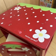 マザーガーデン　子供用テーブルセットの画像