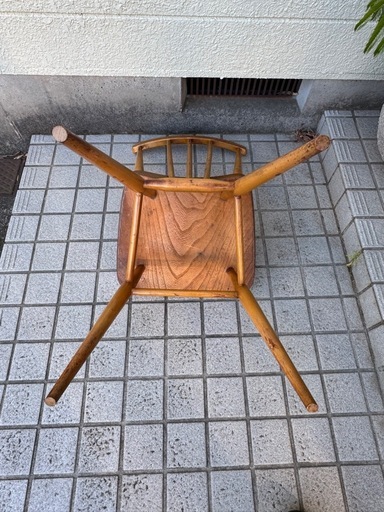 希少　アンティーク家具　アーコール　アーコールチェア　一枚板　ダイニングチェア　アンティーク　ビンテージ　イギリス雑貨　vintage　