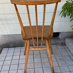 希少　アンティーク家具　アーコール　アーコールチェア　一枚板　ダイニングチェア　アンティーク　ビンテージ　イギリス雑貨　vintage　の画像