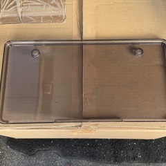 希少当時物　フロントダークスモーククリアナンバーカバー　希少　コレクシ ョンマニア鑑賞イベント用の画像