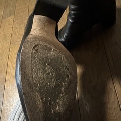 レディース ブーツ 黒 24.5cm イタリア Fabio Rusconi  の画像