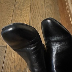 レディース ブーツ 黒 24.5cm イタリア Fabio Rusconi  の画像