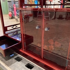 漆塗り 飾り棚 飾り台の画像